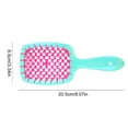 thumbnail image 2 of 1Pcs Hollow Hair Comb Long Handle Brush, Soft and Flexible Anti-Static No Pulling or Splitting Softens and Improves Hair Texture Stimulates Scalp Massage, 2 of 5