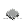 thumbnail image 2 of Raindrops 4Pcs Anti Static Electronic Component Storage Box with Protective Foam for Chip Organization Black, 2 of 8