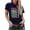 Navy, variant on IROINNID Women's Summer Fashion Casual 1963 Printed T-Shirt Round Neck Loose Short Sleeve Tops
