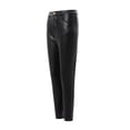 thumbnail image 4 of Yuemengxuan Women Hip Lifting Leggings Tights Leather Trousers Pencil Pants for Casual Work, 4 of 10
