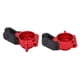 thumbnail image 5 of Copa de dirección trasera RC aleación de aluminio con rodamientos agrandados para vehículos de control remoto ARRMA Rojo, 5 of 10