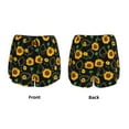thumbnail image 4 of Disketp Sunflowers3 Print Women's Shorts Workout Shorts for Athletic Gym Running Shorts with Phone Pockets XX-Large, 4 of 8