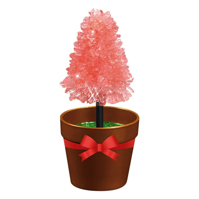 LEEYNEER Clearance Christmas Simulation Crystal Tree 6 Colors 12 Crystals Chemical Science Experiment Fast Growth In 24 Hours DIY Kit Family Toy Gifts For Boys And Girls Best Gift