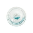 thumbnail image 4 of DecMode 5", 5" Teal Glass Contemporary Decorative Jars, 2 - Pieces, 4 of 9
