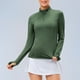 thumbnail image 1 of Ailaofu Women's Long Sleeve Shirts with Thumb Holes Athletic Workout Hiking Running Shirt 1/4 Zip Pullove, 1 of 6