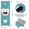 thumbnail image 4 of Tiny Teeth Gym Towel with Storage Bag, 72.8"x26.8", Suitable for Yoga, Pilates, Fitness, etc. - Gym Towels for Hot Yoga, Pilates, and Workouts, 4 of 6