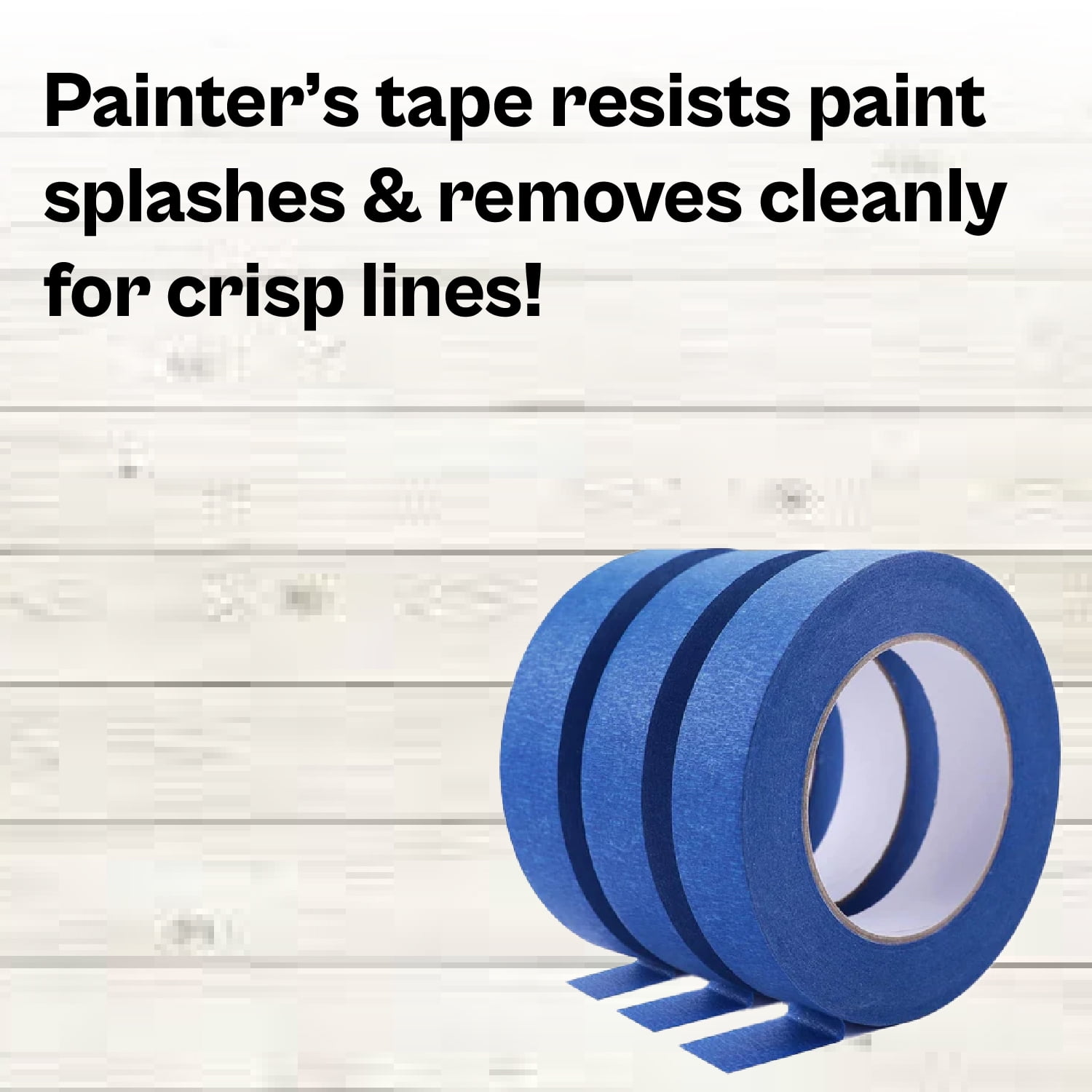 Shield Tape Professional Grade Multi-Purpose Adhesive Painter's Tape, Blue, 2 Inch x 60 Yards, 24/Case