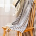 thumbnail image 7 of YEUZLICOTTON Hot Sale Luxury Striped Tassel 100% Cotton Sauna Spa Bath Towel for Home 100*180CM Travel Turkish Large Beach Towel, 7 of 7