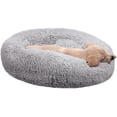 thumbnail image 1 of Cat Dog Beds,Faux Fur Dog Bed Cat Bed.Shag Round Anti-Anxiety Pet Calming Bed, 1 of 5