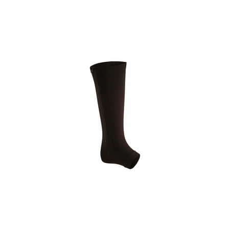 Unique Bargains Unisex Ankle Band Knee High Toeless Zip Up Compression Socks 1 (Best Zip Compression Program)