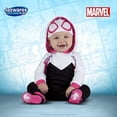 thumbnail image 2 of Spider-Gwen Infant Costume with Non-Slip Booties-12-18 Months, 2 of 7