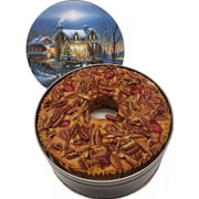 Jane Parker Classic Light Fruit Cake 48 Ounce Ring in a Holiday Tin