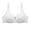 White, variant on Womens Deep V Bras Wireless Comfortable Bra Supportive No Underwire Bras Tshirt Push Up Bralettes Plunge Seamless Bra[Black,XXL]