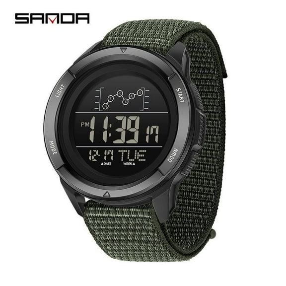 EXPLOJOY Men's Digital Sport Watch – Waterproof, Alarm, Chronograph, Luminous Display