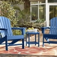 thumbnail image 4 of Costway Table d'Appoint Adirondack de Patio 18 Pouces Résistant aux Intempéries en HDPE pour Jardin Bleu Marine, 4 of 10