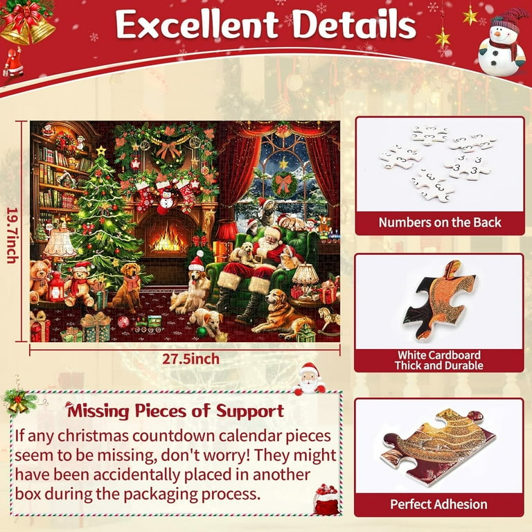 Ktinnead Advent Calendar 2024 Christmas Jigsaw Puzzle-1008