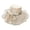 Beige, variant on Lispipm Women Organzas Church Tea Party Hats Wide Brim Accessory Fascinator Formal Hat Ladies Summer Outdoor Sun Caps Beige