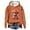 Orange, variant on Women Christmas Outfit Western Holiday Cow Print Hoodie Cozy Pullover Graphic Sweatshirt for Women Casual Winter Warm Top Green L