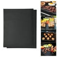 thumbnail image 2 of Hoja Antiadherente Para Asar a la Parrilla, Resistente al Calor, Fácil de Limpiar, Perfecta para Carne, Verduras, Pescado, Para Picnic al Aire Libre, Hecha de Fibra de Vidrio,, 2 of 8