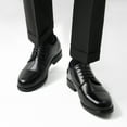thumbnail image 6 of Bruno Marc Men's Oxford Classic Lace Up formal Dress Shoes Downing-01 Black Size 6.5, 6 of 9