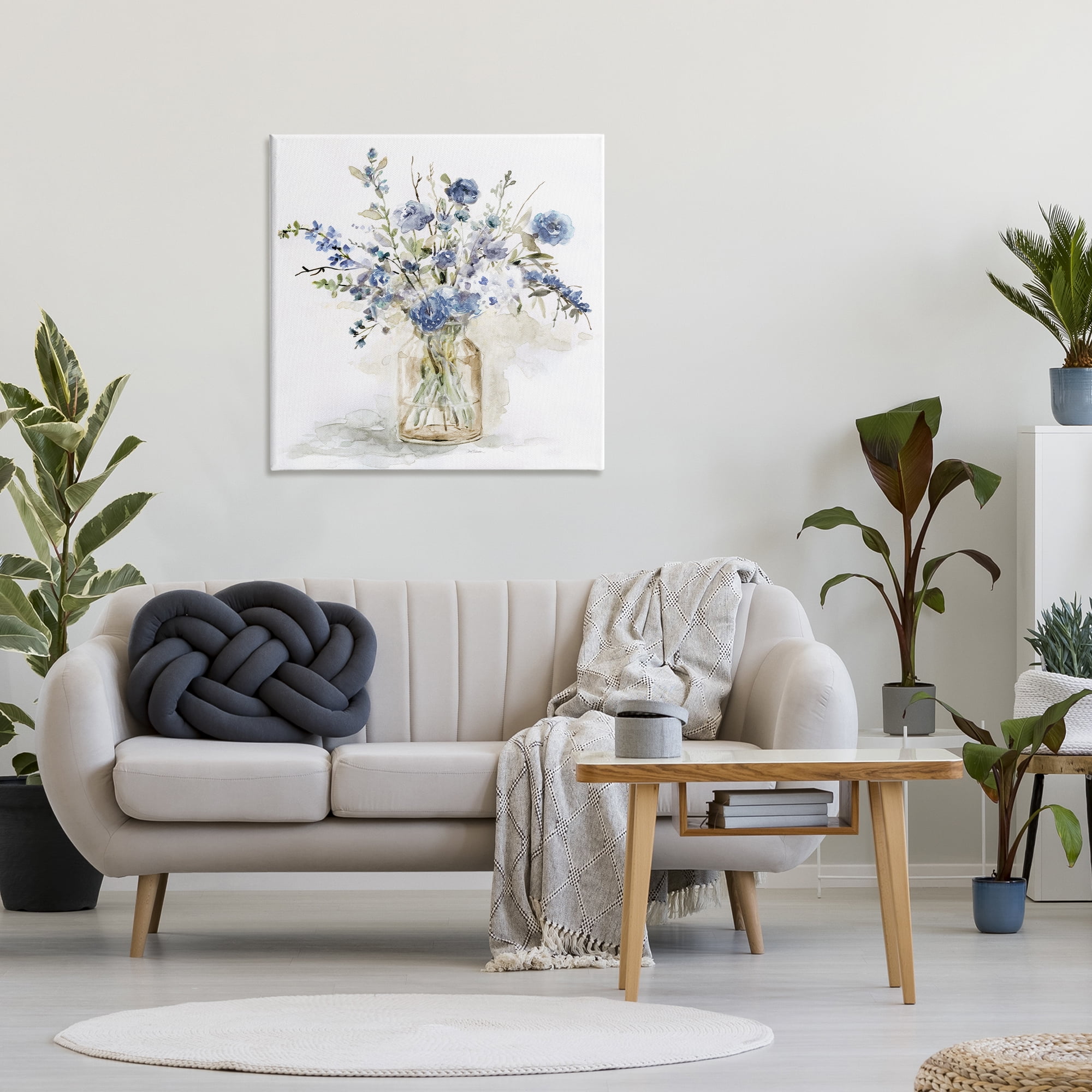 Stupell Industries Spring Floral Dollops Canvas Wall Art, design by Carol Robinson