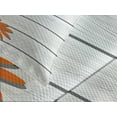 thumbnail image 4 of Ambesonne Rowan Quilted Bedspread Set 3 Pcs, Freshness Growth Ecology, King Size, Orange and Grey, 4 of 5