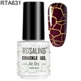 thumbnail image 1 of Flmtop ROSALIND Vernis à Ongles Gel Séchage Rapide 7ml Craquelé Décoration Manucure, 1 of 10