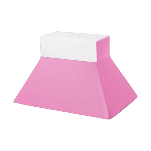 DYNWAVECA Cheerleading Balance Board Balance Board Compact Training Equipment Gymnastics Block Stand for Cheerleaders Gym Exercise Home White pink