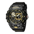 thumbnail image 3 of SMAEL 8055 Fashion Sports Watch Men Military Digital Quartz Dual Display Waterproof Wristwatches, 3 of 13