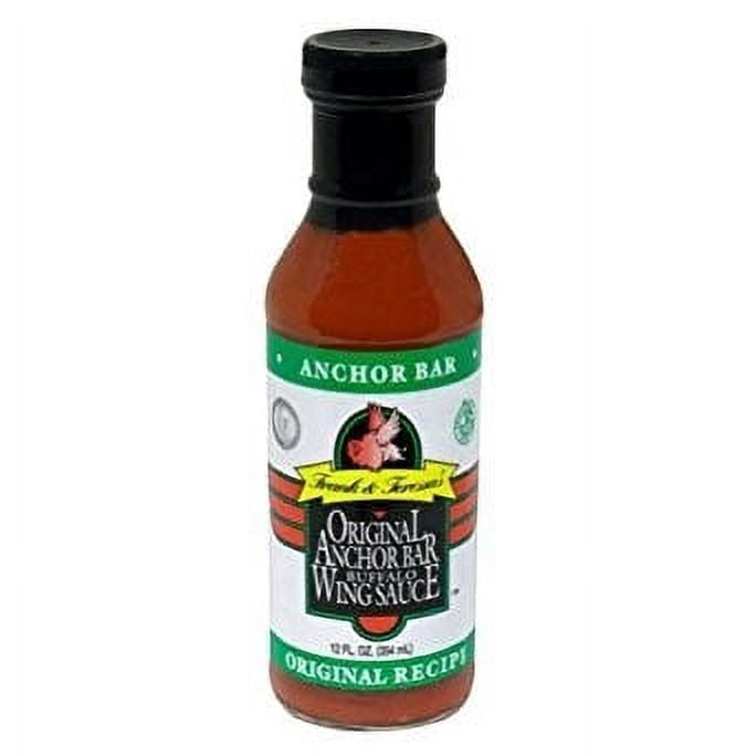 Frank & Teressa's Medium Recipe Buffalo Wing Sauce, 12 fl oz, (Pack of 6)
