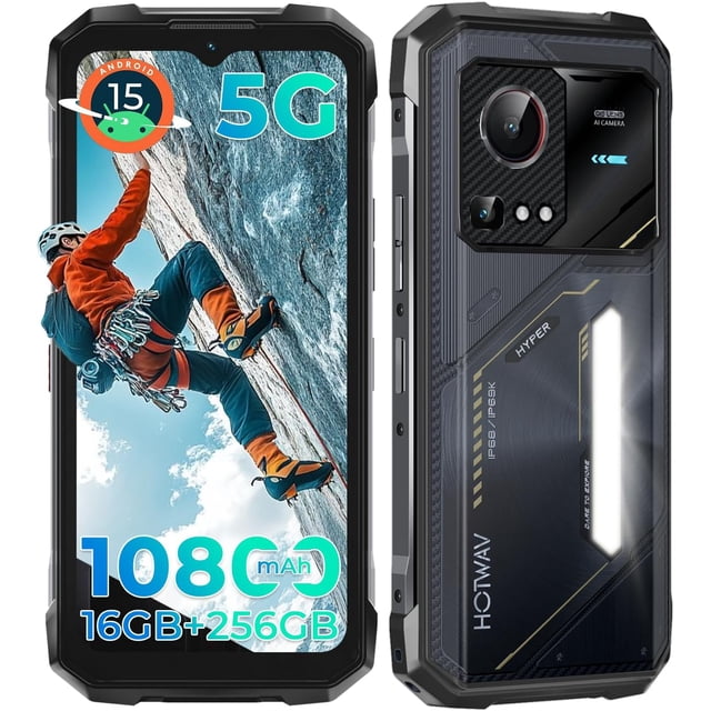 Smartphone HOTWAV Hyper 7S 5G 16 GB+256 GB 10800 mAh IP68/IP69K