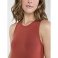 thumbnail image 3 of Time and Tru Women's Sleeveless Knit Swing Dress, Sizes XS-XXXL, 3 of 4