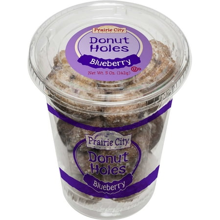 Prairie City Blueberry Donut Holes 5 Ounce — 12 per case. Prairie City Blueberry Donut Holes 5 Ounce — 12 per case.
