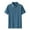Blue, variant on DJDLJWCJ Mens Pique polo Tee Shirts, Summer Fashion Solid Short Sleeve Lapel Shirt Blue 4XL