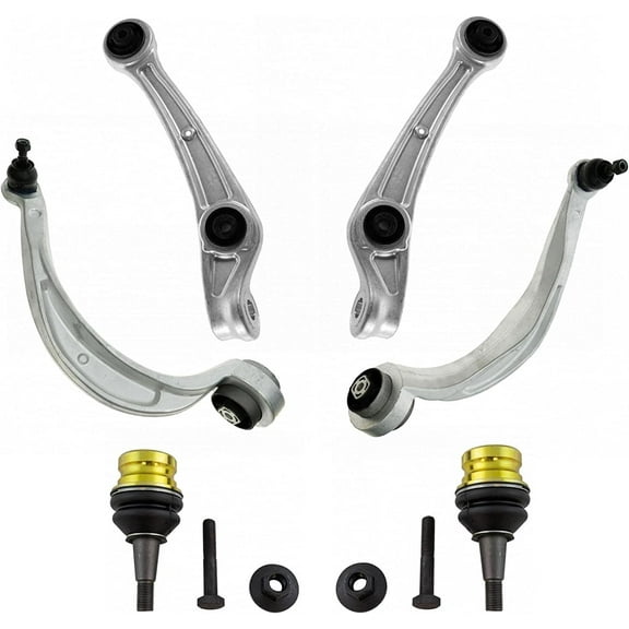 TRQ Front Lower Forward & Rearward Control Arm & Ball Joint Kit for Audi New Fits select: 2009-2010 AUDI A4, 2009-2010 AUDI Q5