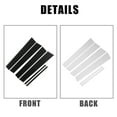 thumbnail image 5 of Unique Bargains 6pcs Car Door Cover Panel Trim Pillar Posts Exterior Window Anti Scratch Stickers for Toyota Camry Black, 5 of 7