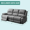thumbnail image 5 of Stretch Recliner Slipcover Latest Jacquard Recliner Chair Cover with Side Pocket Anti-Slip Fitted Recliner Cover Couch Furniture Protector with Elastic Bottom, 5 of 5