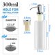 thumbnail image 1 of Dispensador de jabón para platos de cocina de 500ml, dispensador de bomba de jabón para fregadero, contenedor de líquido para lavar platos con detergente incorporado de acero inoxidable Tan Jianjun unisex, 1 of 2