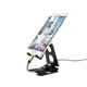 thumbnail image 2 of Soporte plegable para teléfono celular, soporte manos libres para teléfono móvil para escritorio con ángulo de visión ajustable, soporte para teléfono celular bien hecho para teléfonos intel, 2 of 5