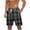 Navy, variant on Maean Mens Big and Tall Shorts Summer Loose Elastic Waist Drawstring Plaid Beach Shorts with Pockets