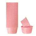 thumbnail image 1 of Unique Bargains 50 Pcs Caissettes à Cupcakes 3.5oz Taille Standard Caissettes en Papier Résistantes à la Graisse Jetables Roses, 1 of 6