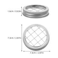 thumbnail image 2 of Pretyzoom 4-Pack Wide Mouth Jar Lids with Stainless Steel Flower Frog Insert for Bathroom and Home Use, 2 of 7