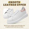 thumbnail image 3 of Adult Platform Casual Sneakers Lace Up Fashion Daily Walking Shoes for All Seasons, 3 of 6