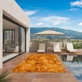 thumbnail image 2 of Orange Geometric Outdoor Rug 6x9 Ft, Non Slip Washable Area Rug, Modern Luxury Aesthetic Abstract Motifs Patio Rugs Carpet Runner, Large Floor Mat for Indoor/Outdoor Deck Porch Camping, 2 of 8