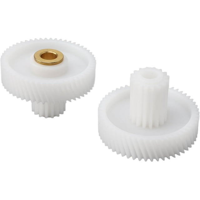 HUGFEGWE 2Pcs Meat Grinder Plastic Gear Replacement, Multifunctional Mincer Gear Meat Grinder Teeth Gear Replacement Parts for Household Meat Grinder Sausage Machine UA824-16949