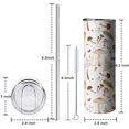 thumbnail image 5 of Mushroom 20 Oz Insulated Stainless Steel - Insulated Water Bottle- Insulated Travel Coffee Mug, 5 of 7