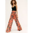 thumbnail image 5 of Pants for Women Lace-up Floral Women's Casual Loose Big Flare Wide Leg Pants, 5 of 6