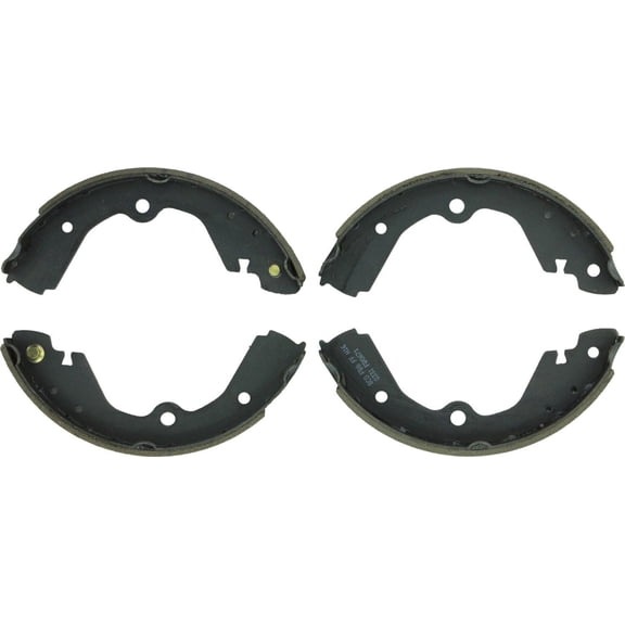 BOSCH BS671 Blue Drum Brake Shoe Set - Compatible With Select Nissan Altima Altra EV; REAR