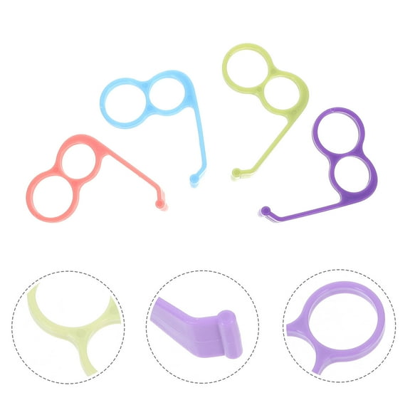 LABSERRON 4Pcs Random Color Holders for Office Decor -slip Holder