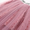 thumbnail image 5 of GYRATEDREAM Toddler Baby Girls Tutu Tulle Layered Ruffle Skirt Kids Polka Dots A Line Knee Length Birthday Party Princess Cake Skirt Pink for 3-14 Years, 5 of 8